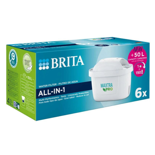 FILTRIRNI VLOŽKI BRITA MAXTRA PRO, 6 KOSOV, ALL IN ONE