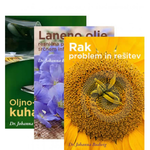 KOMPLET TREH KNJIG JOHANNE BUDWIG