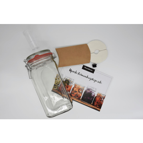 FERMENTACIJSKI SET ZA FERMENTIRANJE SADJA IN ZELENJAVE - 1,5 L