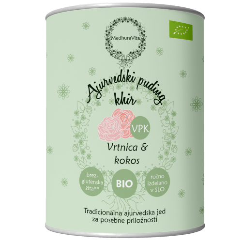 BIO AJURVEDSKI PUDING - KHIR - VRTNICA & KOKOS