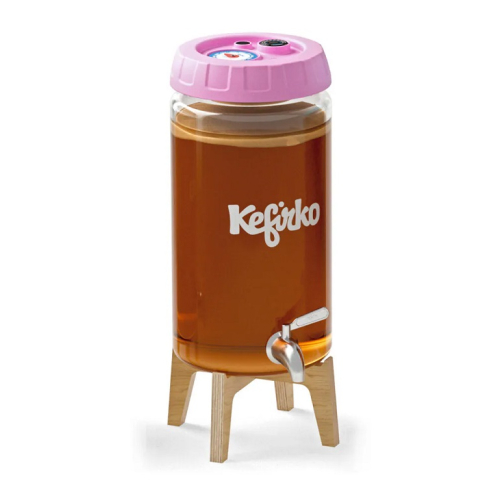 KOMBUČA FERMENTOR 4 L STOJALOM IN PIPO