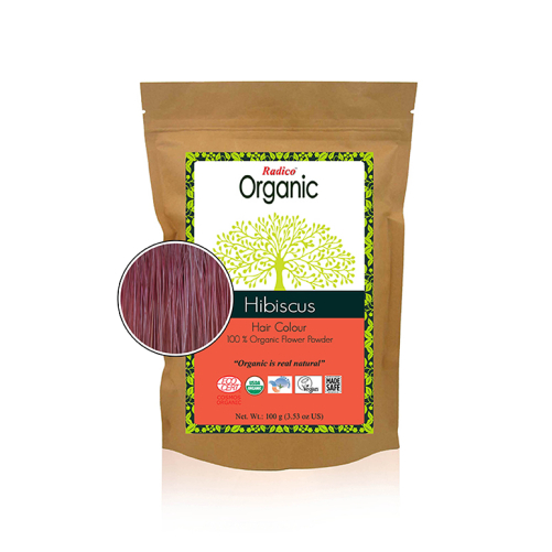 RADICO - 100 % HIBISKUS - NARAVNA ORGANSKA BARVA ZA LASE