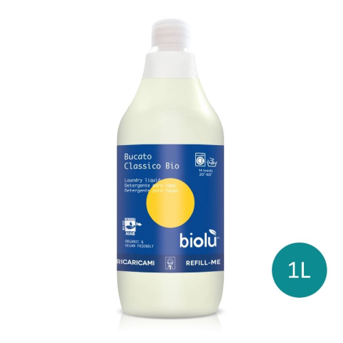 BIOLU - EKOLOŠKI TEKOČI DETERGENT ZA ROČNO IN STROJNO PRANJE PERILA, LIMONSKA TRAVA
