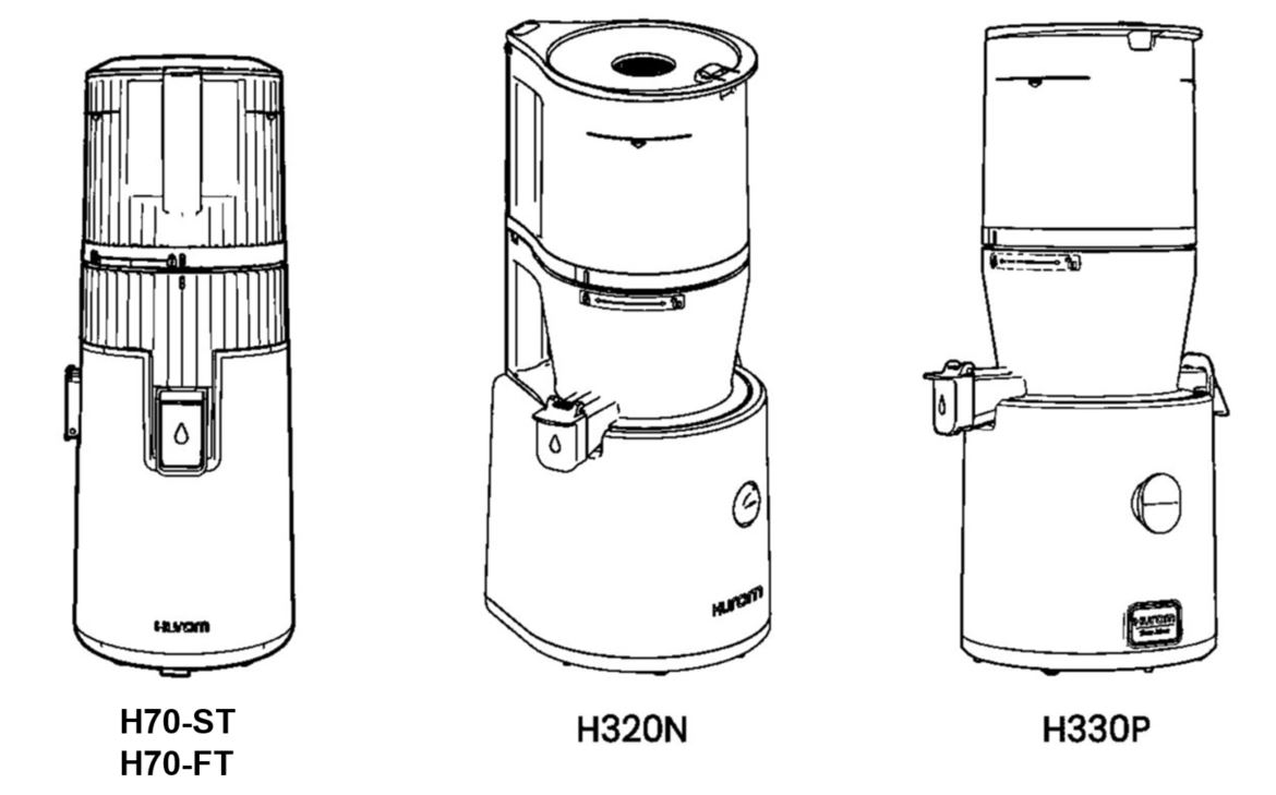 Sokovniki Hurom H70-ST, H70-FT, H320N, H330P in H-AA.