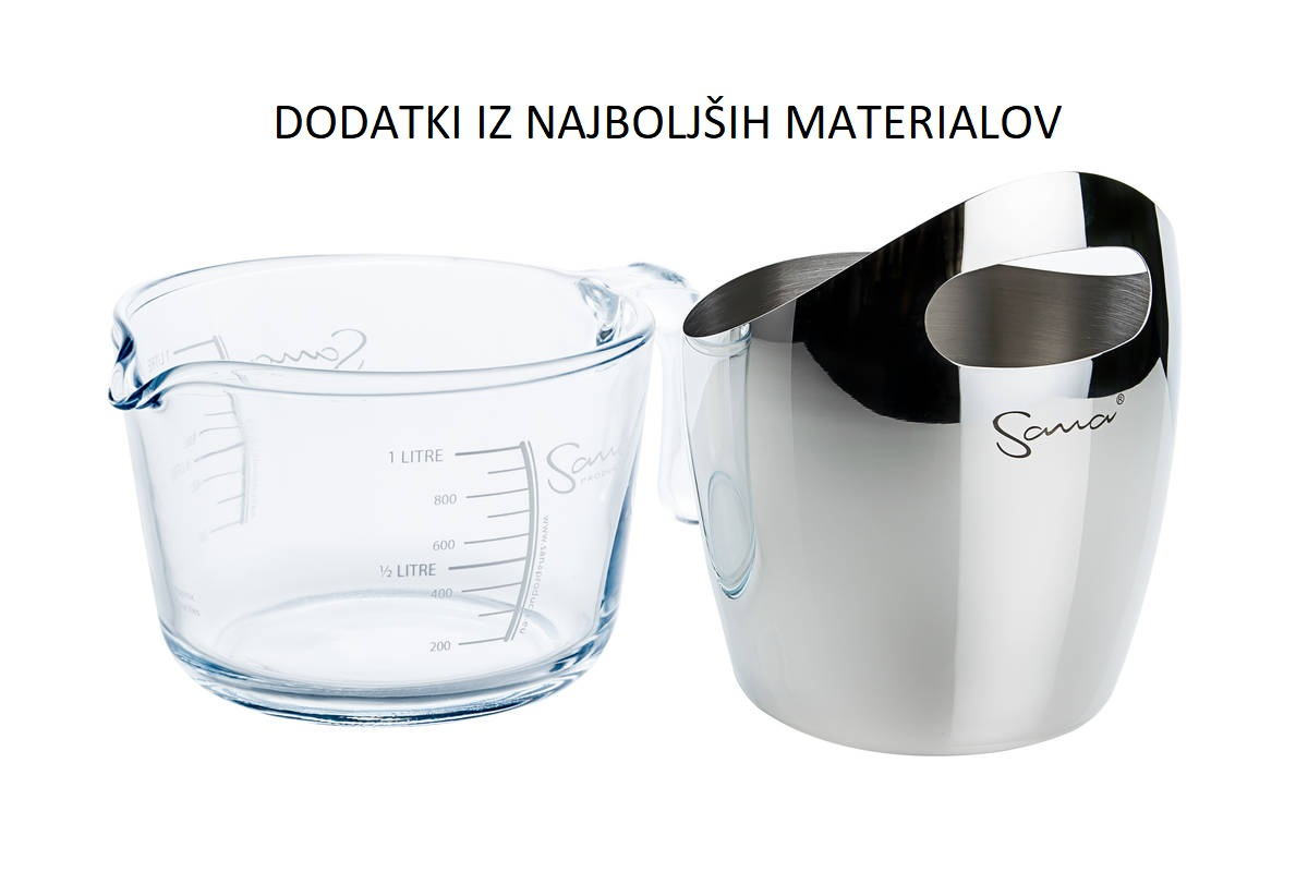 Sana juicer 707 posodi za sok in pulpo